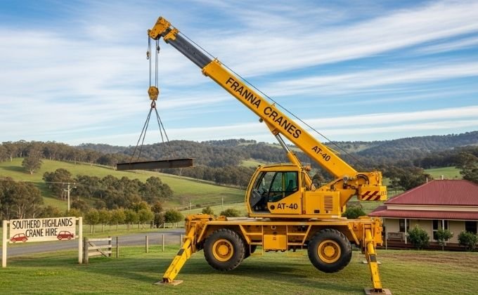Reliable Tower and Franna Crane Hire Sydney with Extended Crane Hire Southern Highlands Coverage